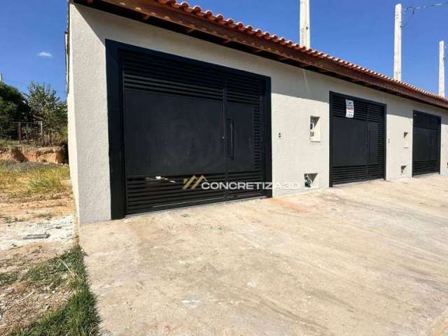 Casa com 2 quartos sendo 1 suíte à venda, 68 m² por R$ 450.000 - Jardim Sabiás - Indaiatuba/SP