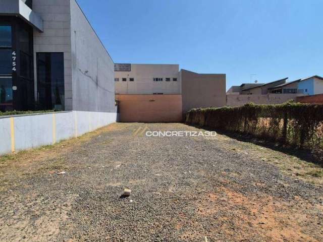 Terreno à venda, 250 m² por R$ 530.000,00 - Jardim Hubert - Indaiatuba/SP