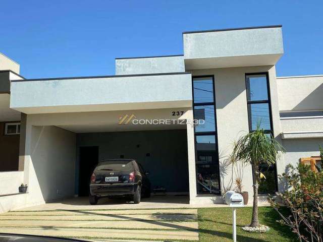 Casa à venda em Indaiatuba, Jardim Bréscia, com 3 quartos, com 128 m², Condomínio Brescia