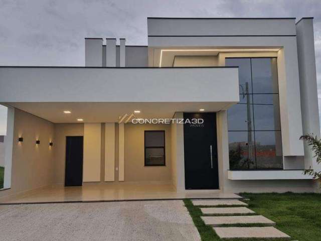 Casa à venda em Indaiatuba, Residencial Evidências, com 3 suítes, com 195 m², Condomínio Evidências