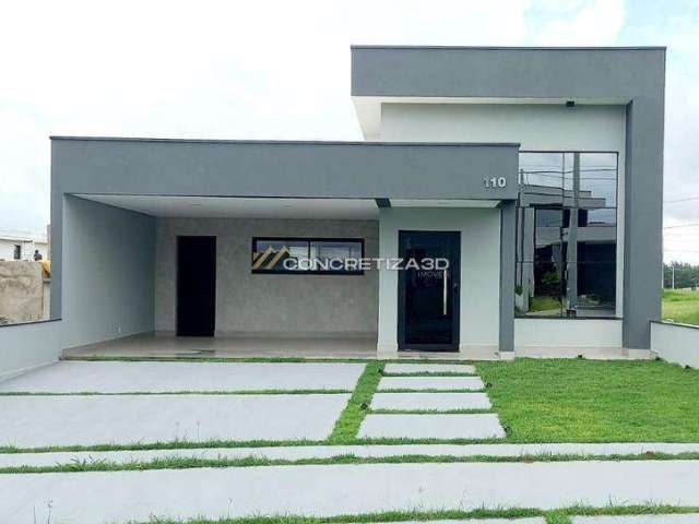 Casa à venda em Indaiatuba, Tombadouro, com 3 suítes, com 186 m², Condomínio Evidências