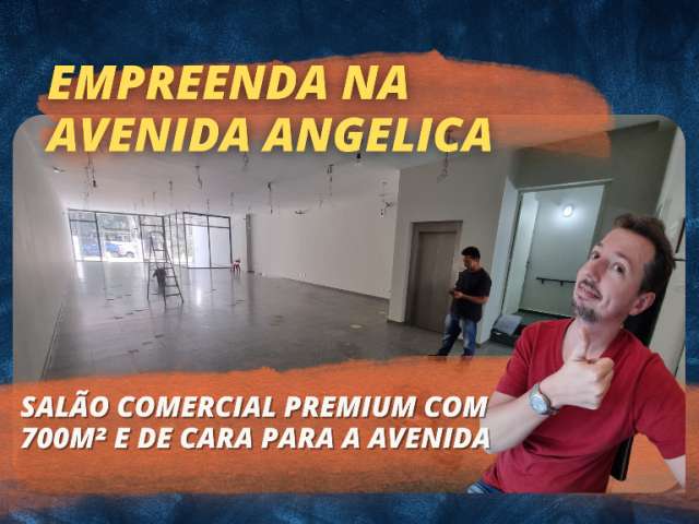 Salão Comercial Premium para Locação na avenida angelica