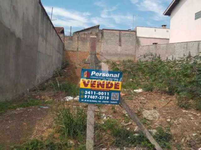 Terreno para venda,  Residencial Estoril com 250m², Taubaté - TE3974