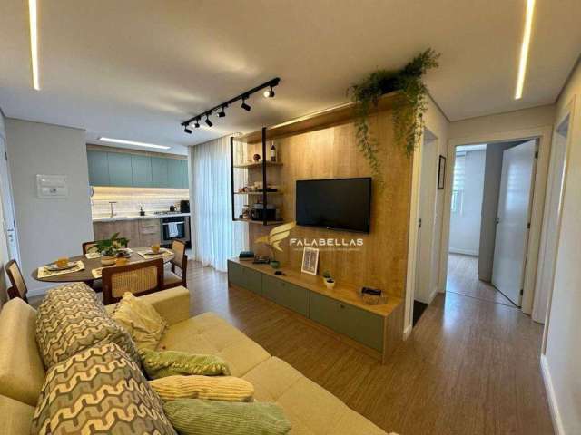 Apartamento com 2 dormitórios à venda, 54 m² por R$ 410.000,00 - Medeiros - Jundiaí/SP