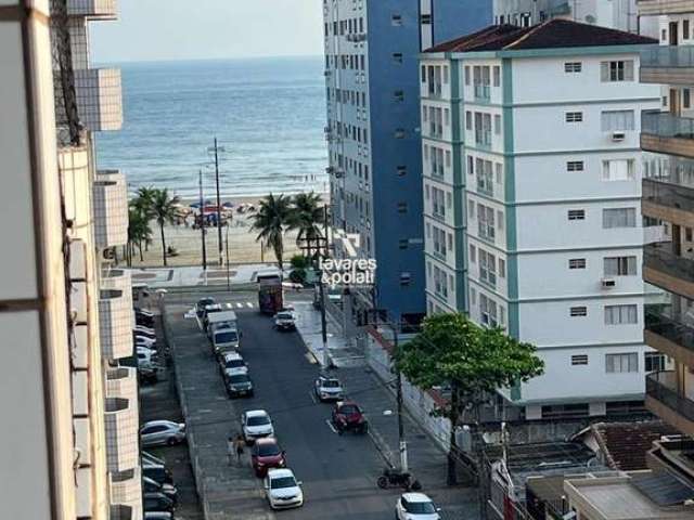 Locação apartamento em praia grande com 01 quarto 50 metros canto do forte