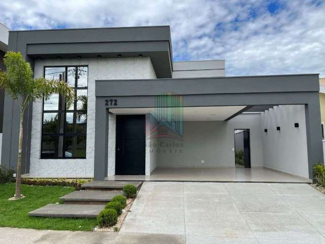 Casa em condomínio fechado com 3 quartos à venda na Rua Ray Wesley Herrick, 1501, Jardim Jóckei Club A, São Carlos, 174 m2 por R$ 1.300.000