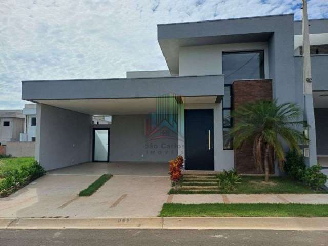 Casa em condomínio fechado com 3 quartos à venda na Avenida Agenor Galdino do Prado, 300, Loteamento Santa Maria do Leme, São Carlos, 157 m2 por R$ 990.000