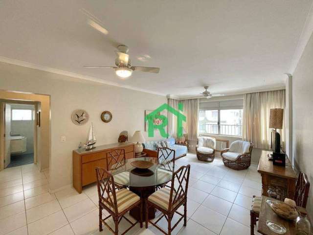 Apartamento beira mar, 2 dormitórios, 1 vaga, Pitangueiras, Guarujá/SP.