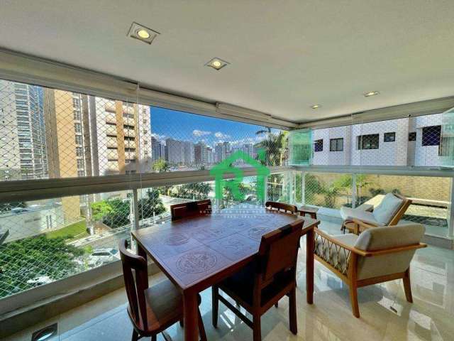 Apartamento Frente Mar, Varanda Gourmet, 3 Dormitórios, 3 suítes; 2 Vagas, Lazer, Pitangueiras, Guarujá/SP