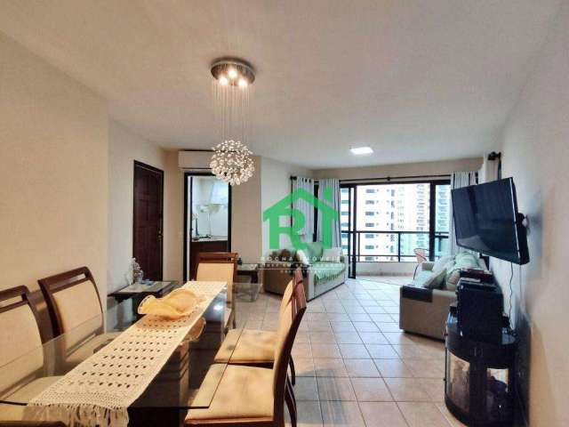 Apartamento com Sacada, 3 Dormitórios (1 Suíte), 2 Vagas, Pitangueiras, Guarujá/SP