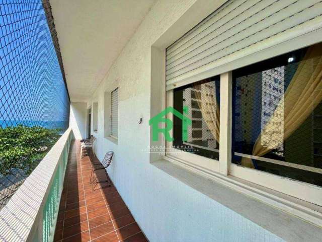 Apartamento Beira Mar, Vista ao Mar, 4 Dormitórios (1 Suíte),Pitangueiras, Guarujá/SP.