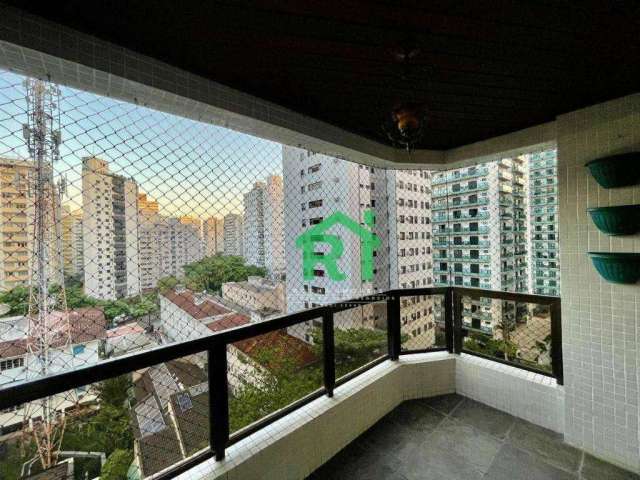 Apartamento com Sacada, 3 Dormitórios (1 Suíte), 2 Vagas, Pitangueiras, Guarujá/SP.