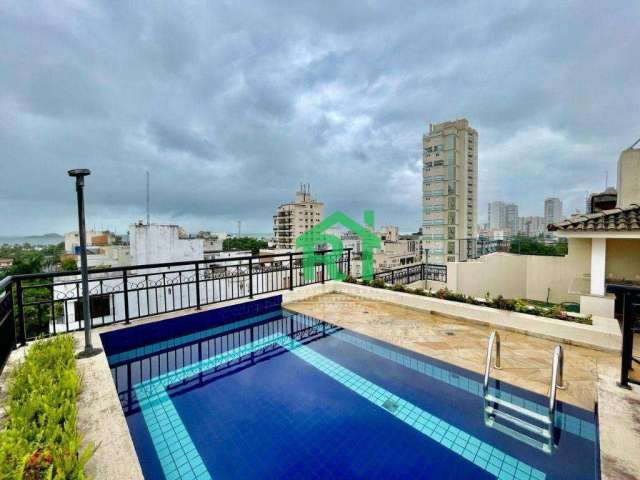 Cobertura Duplex, 5 Dormitórios (2 Suítes), 2 Vagas, Área de Lazer, Enseada, Guarujá/SP