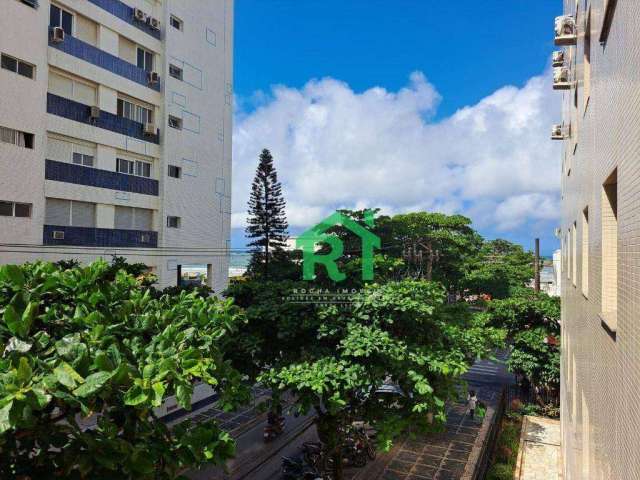 Apartamento frente mar, vista mar, 3 dormitórios, Pitangueiras, Guarujá/SP.