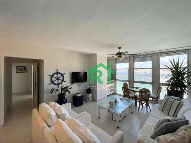 Apartamento Frente Mar, Reformado, 3 Dormitórios sendo 1 Suíte, 1 Vaga, Pitangueiras, Guarujá/SP