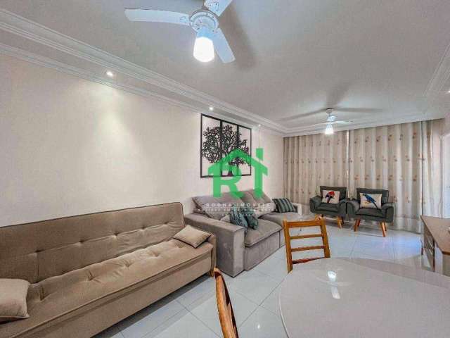 Apartamento na praia 2 dormitórios à venda, 90 m² por R$ 590.000 - Praia de Pitangueiras - Guarujá/SP