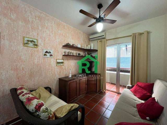 Apartamento na praia 2 dormitórios à venda, 70 m² por R$ 270.000 - Praia da Enseada - Guarujá/SP