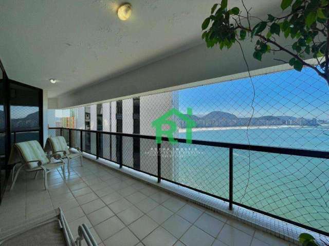 Apartamento Frente Mar, 3 Dormitórios (Suítes), 2 Vagas, Lazer, Jardim Astúrias - Guarujá/SP