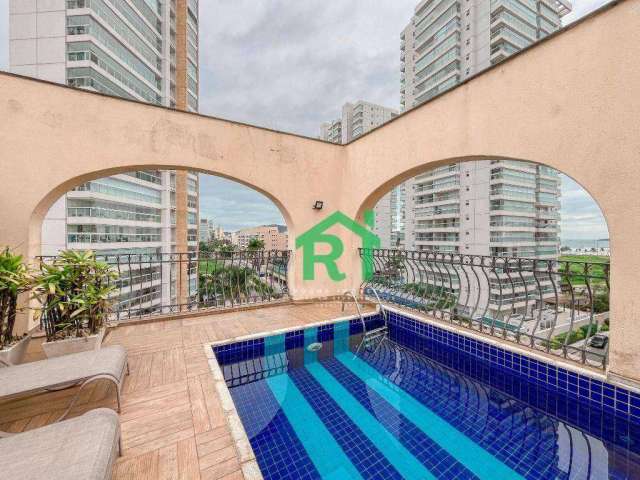 Cobertura lazer privativo 3 suítes à venda, 180m² R$1.280.000 – Praia da Enseada - Guarujá/SP