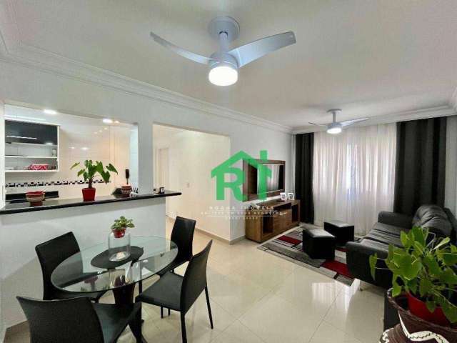 Apartamento Beira Mar, Reformado, 2 dormitórios (1 Suíte), 1 Vaga, Pitangueiras - Guarujá/SP