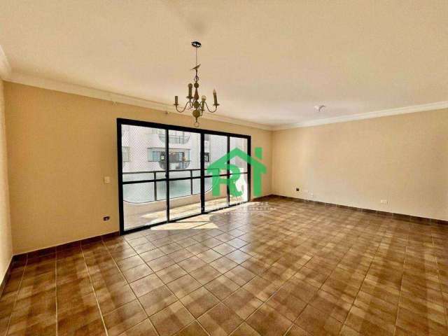 Apartamento com 3 dormitórios para alugar, 130 m² por R$ 5.000,00/mês - Pitangueiras - Guarujá/SP