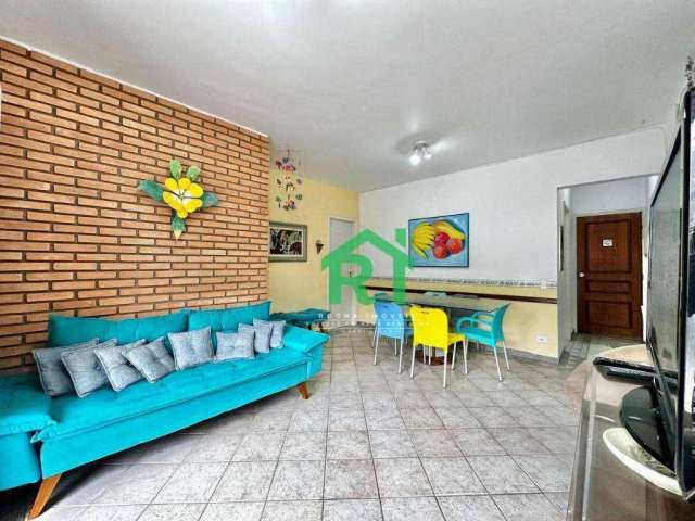 Apartamento beira mar, 3 dormitórios (1 vaga), 1 vaga, lazer, Enseada, Guarujá/SP.