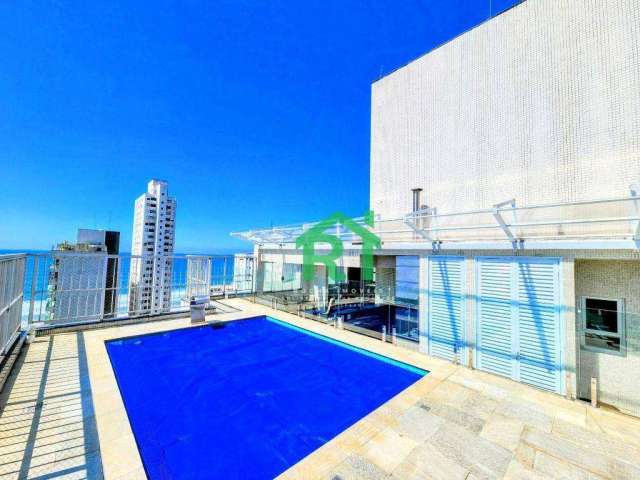 Cobertura Penthouse, 4 Dormitórios (2 Suítes), 2 Vagas, Área de Lazer, Pitangueiras, Guarujá/SP