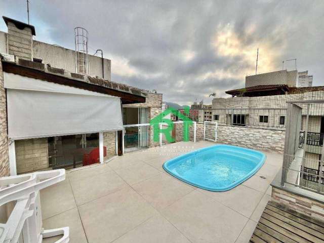 Cobertura com 3 dormitórios à venda, 210 m² por R$ 690.000 - Enseada - Guarujá/SP