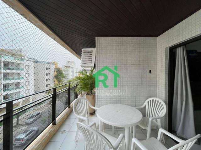 Apartamento 3 Quartos, 2 Vagas, Lazer Completo. Venda, 96m² R$550.000 - Enseada - Guarujá/SP