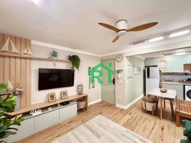 Apartamento Reformado, 1 Dormitório, 1 Vaga, Jardim Astúrias, Guarujá/SP