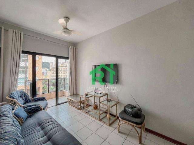 Apartamento Beira-Mar 3 Quartos, Lazer Completo, Vaga. Venda, 100m² R$450.000 - Enseada - Guarujá/SP