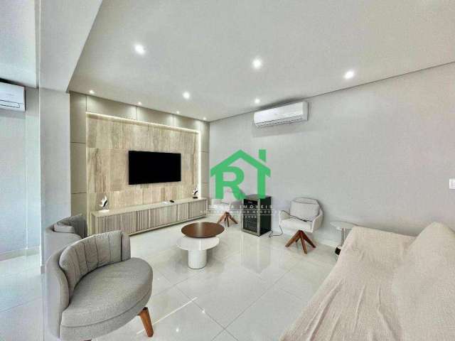 Apartamento com 3 dormitórios à venda, 135 m² por R$ 1.500.000 - Enseada - Guarujá/SP