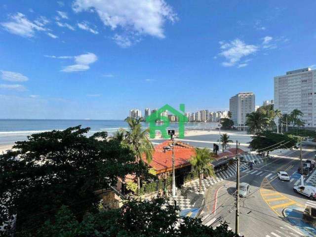 Apartamento Frente Mar, 3 Dormitórios (1 Suíte), 1 Vaga, Pitangueiras, Guarujá/SP