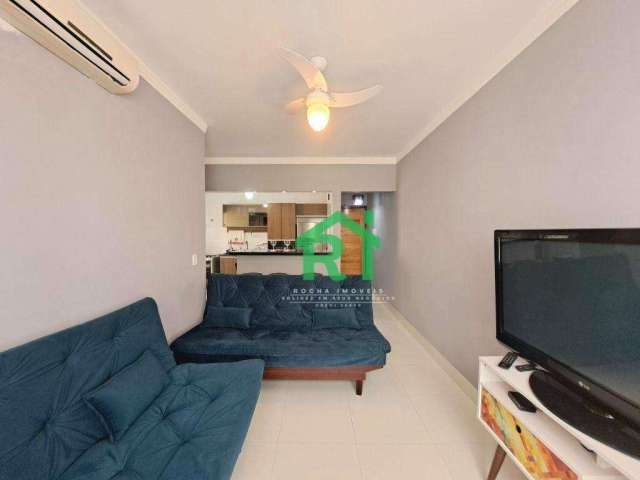 Apartamento com 1 dormitório e 1 vaga à venda, 60 m² por R$ 290.000 - Enseada - Guarujá/SP