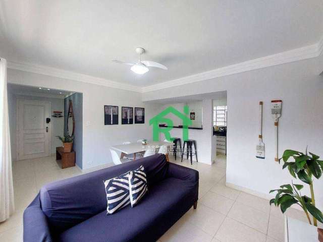 Apartamento com 2 dormitórios, 79 m² - venda por R$ 450.000,00 ou aluguel por R$ 4.000,00/mês - Enseada - Guarujá/SP