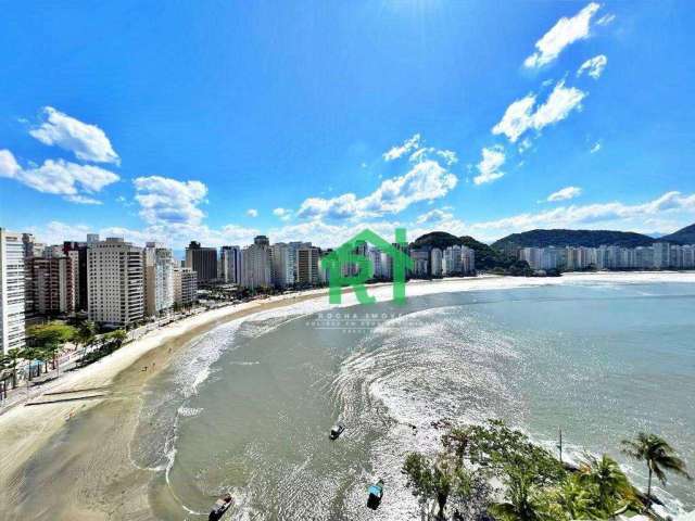 Apartamento Frente Mar, 3 dormitórios (1 Suíte), 1 Vaga, Jardim Astúrias - Guarujá/SP