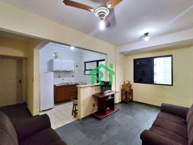 Apartamento com 1 dormitório à venda na Praia das Astúrias, 45 m² - Jardim Astúrias - Guarujá/SP