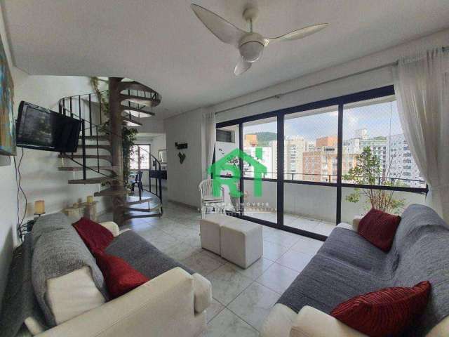 Cobertura Duplex, Pitangueiras, 3 Suítes, 2 Vagas de Garagem, Área de Lazer Privativa, Guarujá/SP.