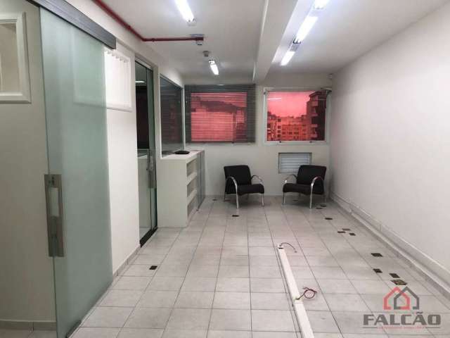 Sala comercial com 3 salas à venda na Brás Cubas - até 105 - lado ímpar, 37, Centro, Santos por R$ 280.000