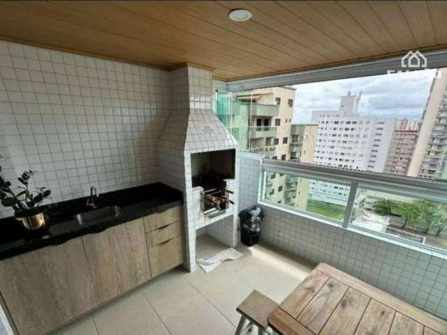 Apartamento com 3 dormitórios à venda, 113 m² por R$ 880.000,05 - Aviação - Praia Grande/SP