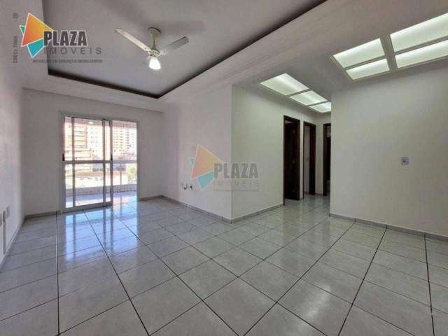 Apartamento com 3 dormitórios para alugar, 78 m² por R$ 3.500,00/mês - Canto do Forte - Praia Grande/SP