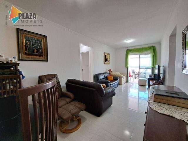 Apartamento com vista mar e 2 dormitórios à venda, 89 m² por R$ 570.000 - Aviação - Praia Grande/SP