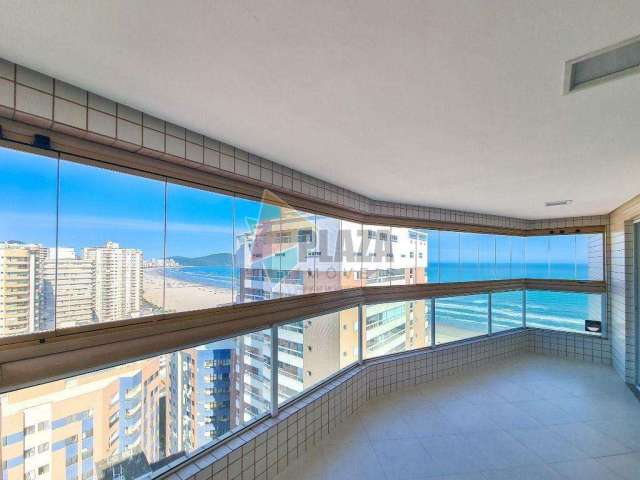 Apartamento 4 dormitórios com 3 suítes à venda, 224 m² por R$ 1.250.000 - Aviação - Praia Grande/SP