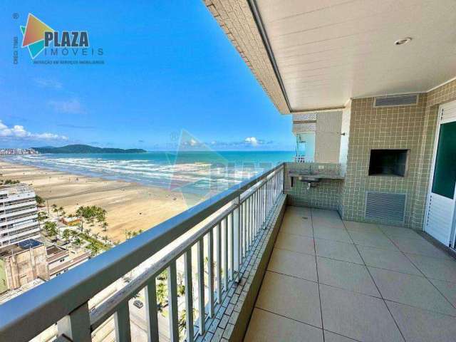 Apartamento com 2 dormitórios para alugar, 91 m² por R$ 5.000,00/mês - Aviação - Praia Grande/SP