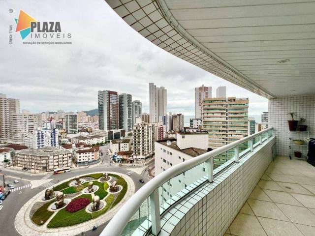 Apartamento com 3 dormitórios à venda, 112 m² por R$ 990.000,00 - Vila Guilhermina - Praia Grande/SP