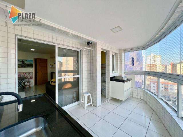 Apartamento com 2 dormitórios à venda, 65 m² por R$ 450.000,00 - Aviação - Praia Grande/SP