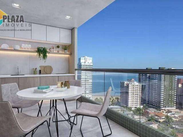 Apartamento com 2 dormitórios à venda, 76 m² por R$ 805.980,00 - Canto do Forte - Praia Grande/SP