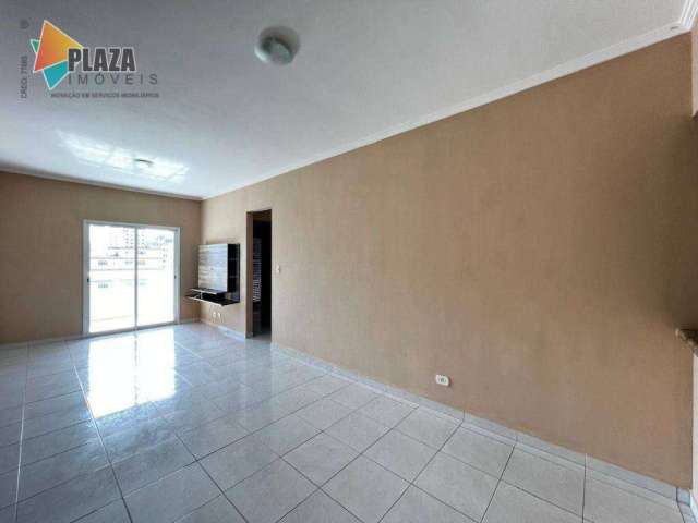 Apartamento com 2 dormitórios para alugar, 89 m² por R$ 2.900,00/mês - Vila Guilhermina - Praia Grande/SP