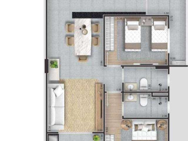 Apartamento à venda, 82 m² por R$ 700.000,00 - Vila Guilhermina - Praia Grande/SP