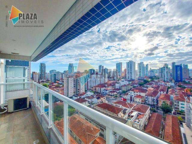 Apartamento 2 dormitórios com 1 suíte  à venda, 75 m² por R$ 920.000 - Aparecida - Santos/SP